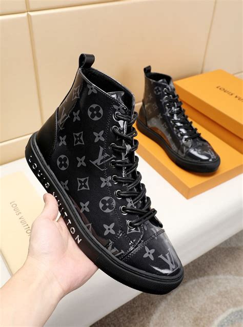 louis vuitton shoes hightop|louis vuitton snakeskin shoes.